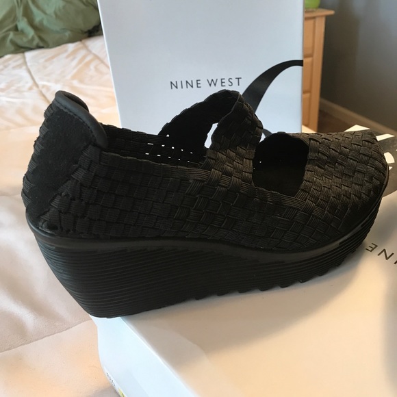Nine West - Wedge/Mary Jane, black - Picture 4 of 7